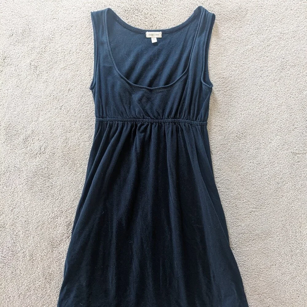 Early 2000's blue scoop neck casual dress - Picture 4 of 6